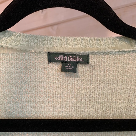 Wild Fable | Mint Green Knit Cardigan - Picture 2 of 5